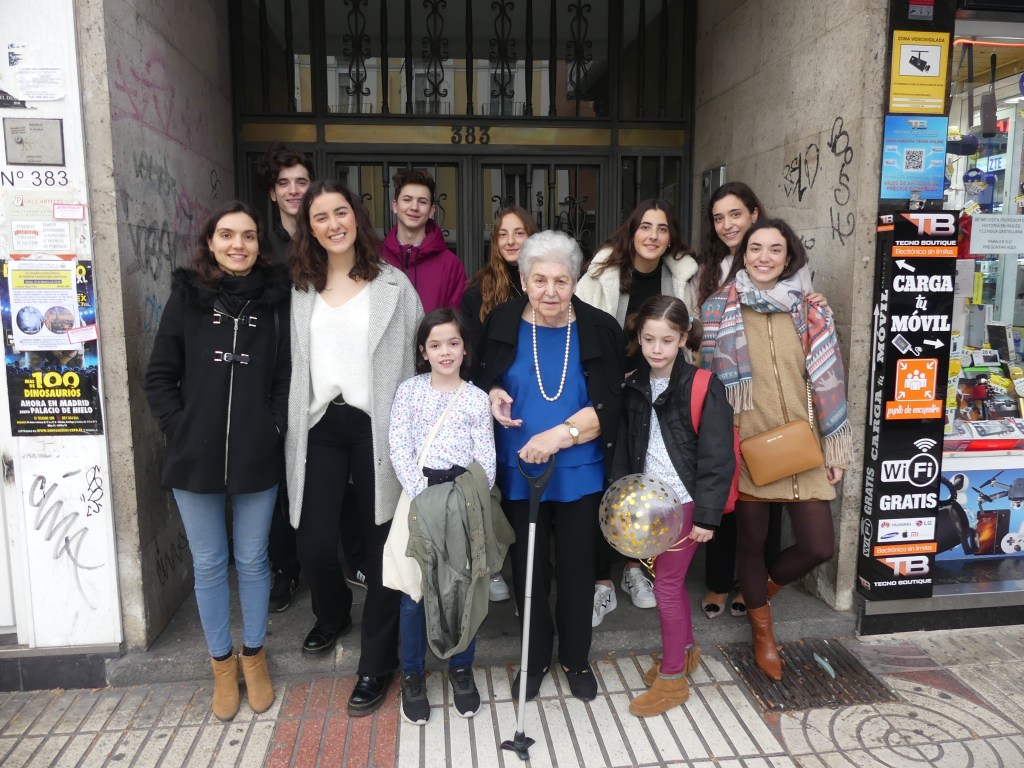 Año 2020. Con nietos.