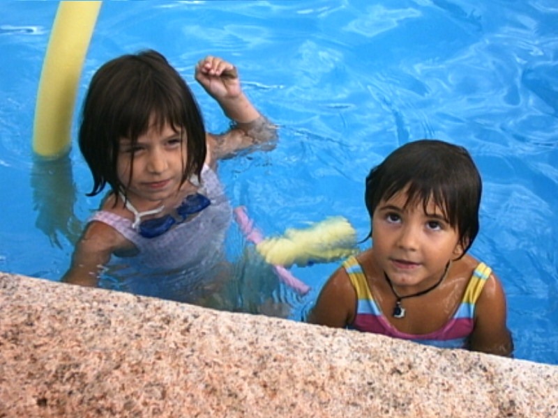 Dunia con Elsa. Año 2005.