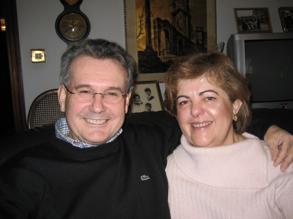 Año 2008, en el salón de casa de los Pinto Cañón.