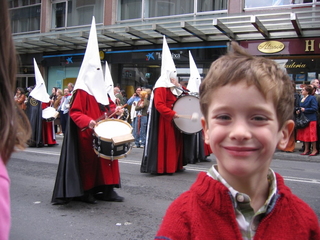 En las procesiones de León. Año 2006