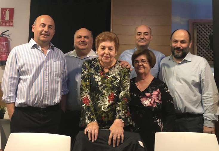 Año 2018. Con los hijos.