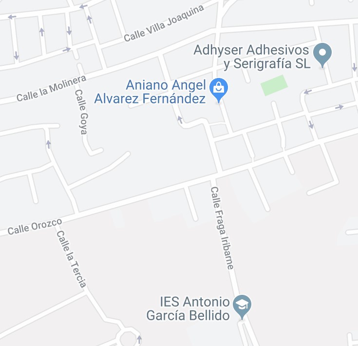 Entre la calle Fraga Iribarne y la Tercia.